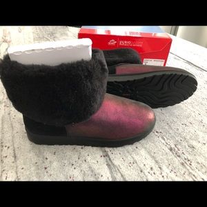 Abeo  Brantford Pink Metallic Boots New 9